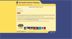 Desktop Screenshot of payments.positive-internet.com