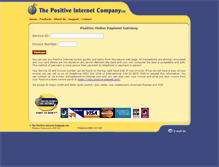 Tablet Screenshot of payments.positive-internet.com