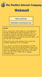 Mobile Screenshot of pop3.positive-internet.com