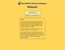 Tablet Screenshot of pop3.positive-internet.com
